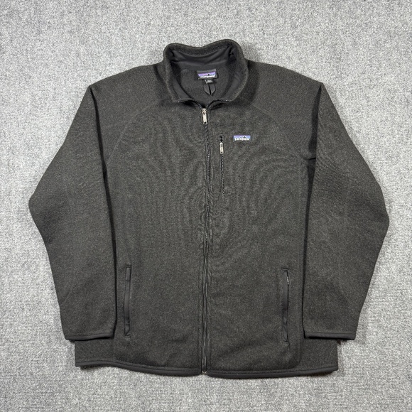 Patagonia Better Sweater Fleece Jacket Mens 2XL Black Full Zip 0268 - Picture 1 of 9